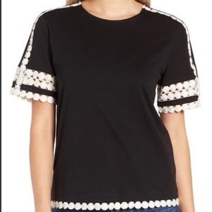 J Crew Embroidered Tee
